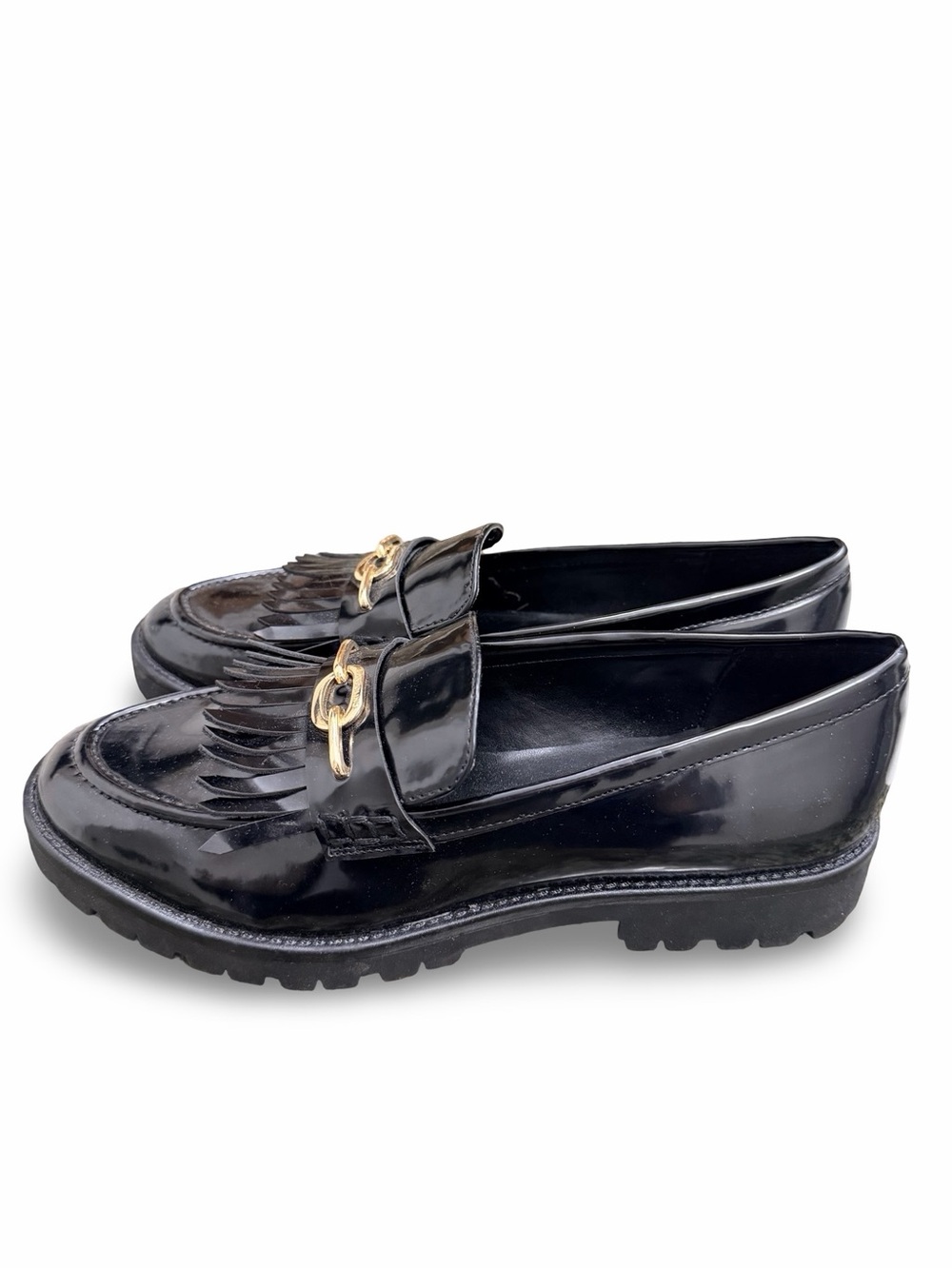 Bandolino Women's Black Patent Leather Florida Loafers 8.5 - Picture 1 of 7